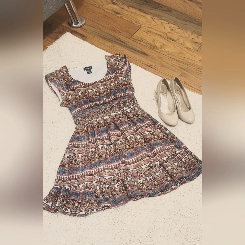 Feathers brand dress.